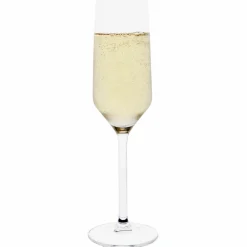 3 Flûtes à Champagne transparentes - 22 cl