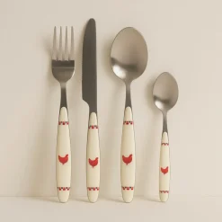 6 Fourchettes DeTable Gallina 21Cm EnAcier Inoxydable