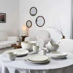 4 gobelets espresso vlora beiges - D.6.2x7.2 cm