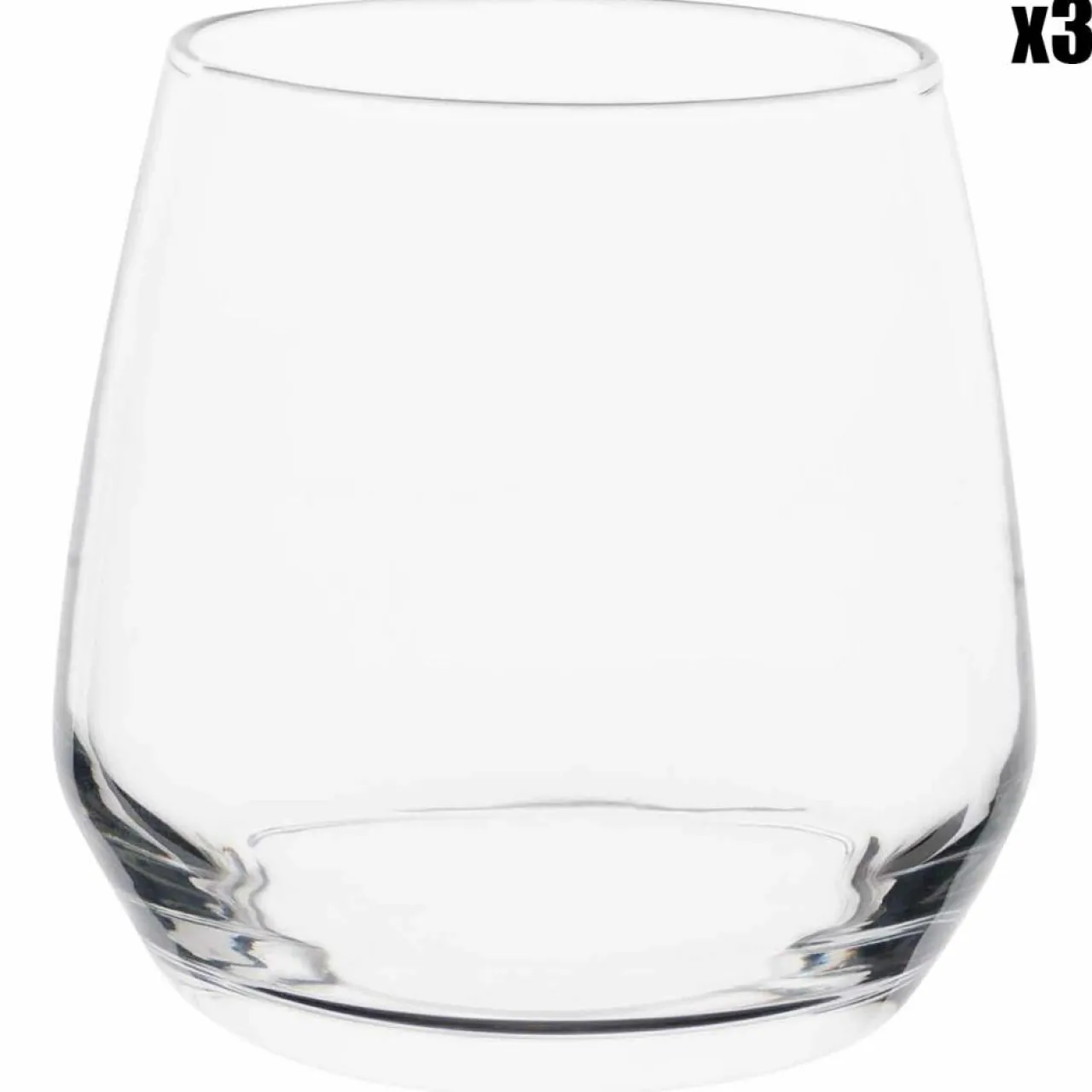 3 Gobelets Grace transparents - 37cl