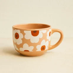 6 Jumbo Marguerite45Cl En Grès Terracotta