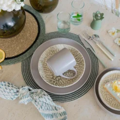 6 Mugs Arita 38Cl EnGrès Gris