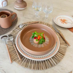 6 Mugs Arita 38Cl EnGrès Marron