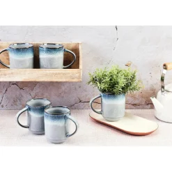 6 Mugs Genesis bleus - 40 cl