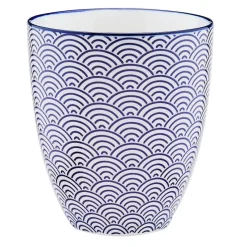 6 Mugs Pattern Dark blue bleu foncé - 30 cl