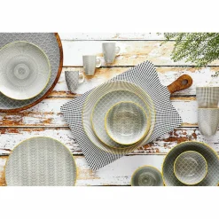 6 Mugs Pattern Eclipse gris anthracite - 30 cl