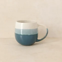 6 Mugs Rita Bleu44Cl En Grès