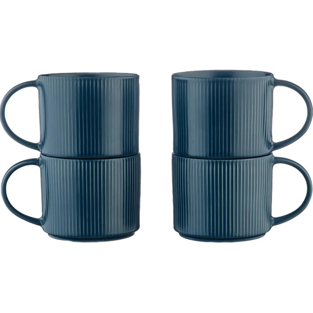 4 Mugs Scandi bleu marine - 50 cl