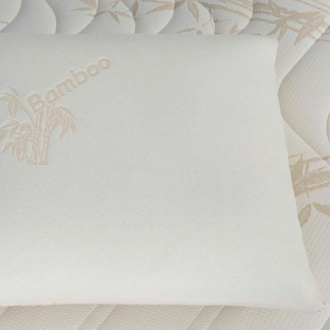 4 Oreillers à Mémoire de forme BIO blancs - 40x60 cm