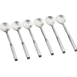 6 Petites cuillères Abel inox mat
