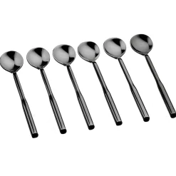 6 Petites cuillères Abel noires