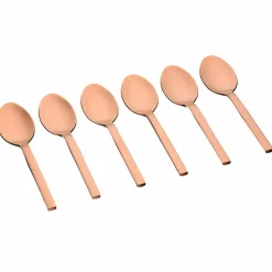 6 Petites cuillères Emund cuivrées
