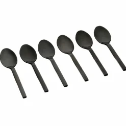 6 Petites cuillères Emund noires