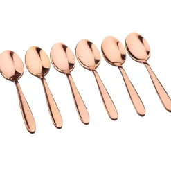 6 Petites cuillères Kaja cuivrées
