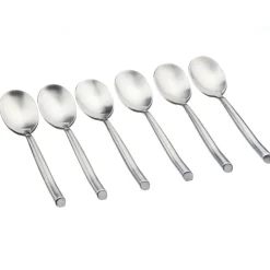 6 Petites cuillères Knut inox mat