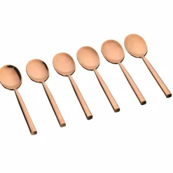 6 Petites cuillères Nils cuivrées