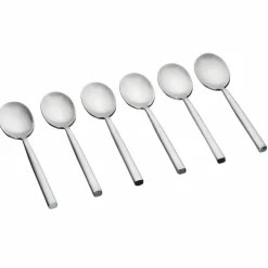 6 Petites cuillères Nils inox mat