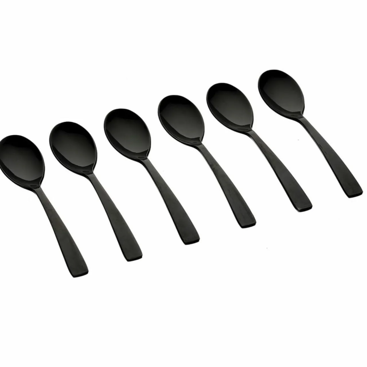 6 Petites cuillères Oglu noires