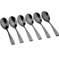 6 Petites cuillères Sven noires