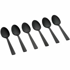 6 Petites cuillères Telmo noires
