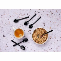 6 Petites cuillères Telmo noires