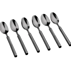 6 Petites cuillères Viggo noires