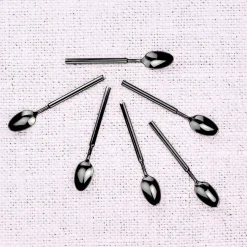 6 Petites cuillères Viggo noires