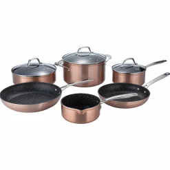 9 Pièces en Céramique Cuivré Élégance Greblon cuivre