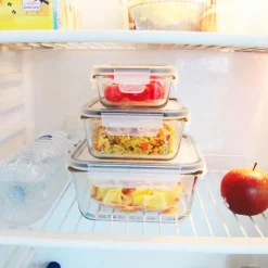 3 Plats special four + couvercles hermétiques transparents