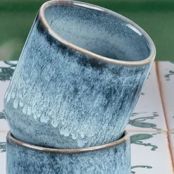 6 Tasses Genesis bleues - 8 cl