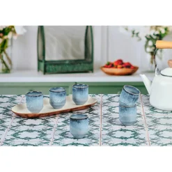 6 Tasses Genesis bleues - 8 cl