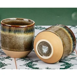 6 Tasses Genesis marron volcanique - 15 cl