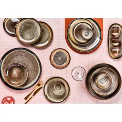 6 Tasses Genesis marron volcanique - 15 cl