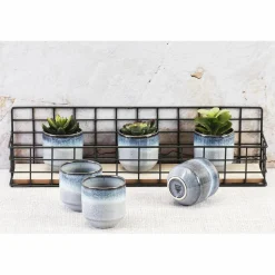 6 Tasses Genesis bleus - 15 cl