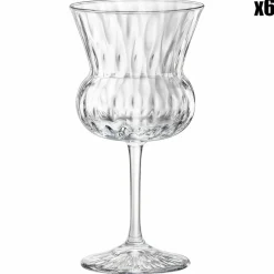 6 Verres à Cocktail Bloom transparents - 24.5cl