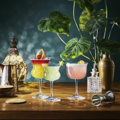 6 Verres à Cocktail Fizz Bloom transparents - 28cl