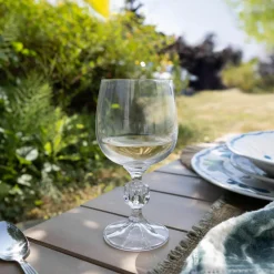 3 Verres À PiedMatignon 19Cl EnCristallin