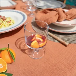 4 Verres À PiedTower 22Cl En VerreTransparent