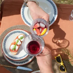 4 Verres À PiedTower 22Cl En VerreTransparent