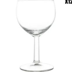 12 Verres à vin Ballon transparents - 19cl