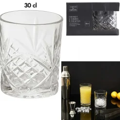 4 Verres Cocktail transparents - D.8,2 cm