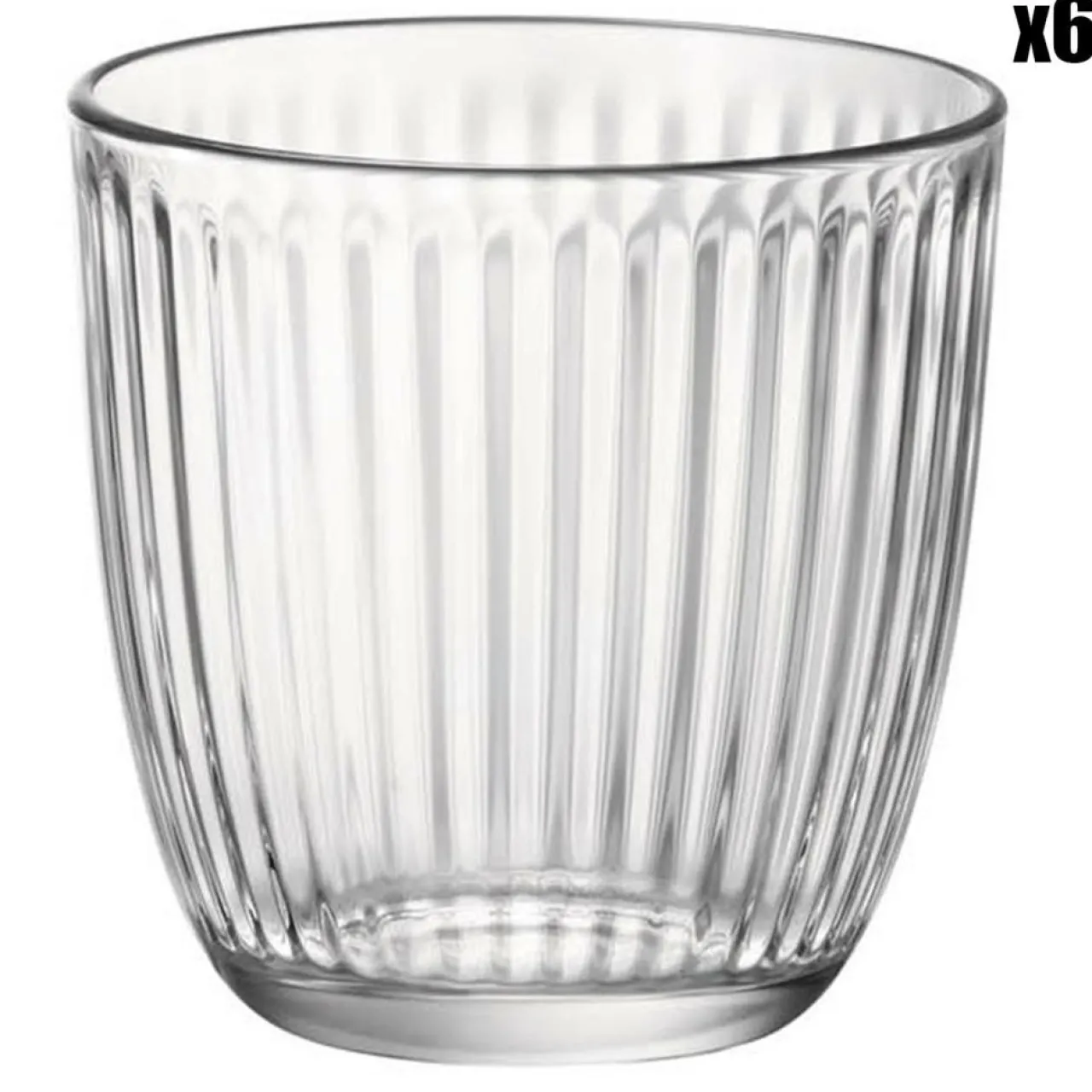 6 Verres Line transparents - 29 cl