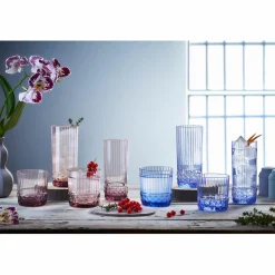 6 Verres long drink America 20S bleus - 37 cl