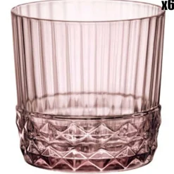 6 Verres Rocks America'20s roses - 30 cl