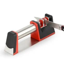 Aiguiseur 3 systèmes d'affûtage Hiro noir/rouge