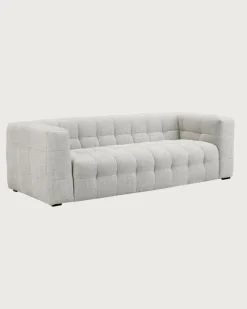 Alto - Canapé capitonné 3 places en tissu