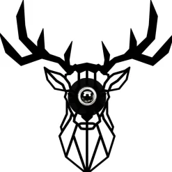 Applique murale 605 noire - 55x12x55 cm