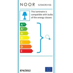 Applique murale Berceste noire - D.20x56 cm