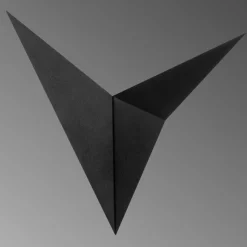 Applique Murale Bird 3201 noire - H.34x34x5 cm