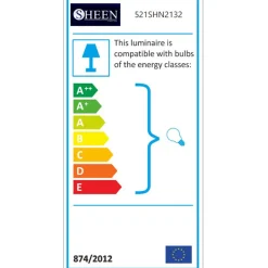 Applique murale Erebos bois - 11x18x40cm